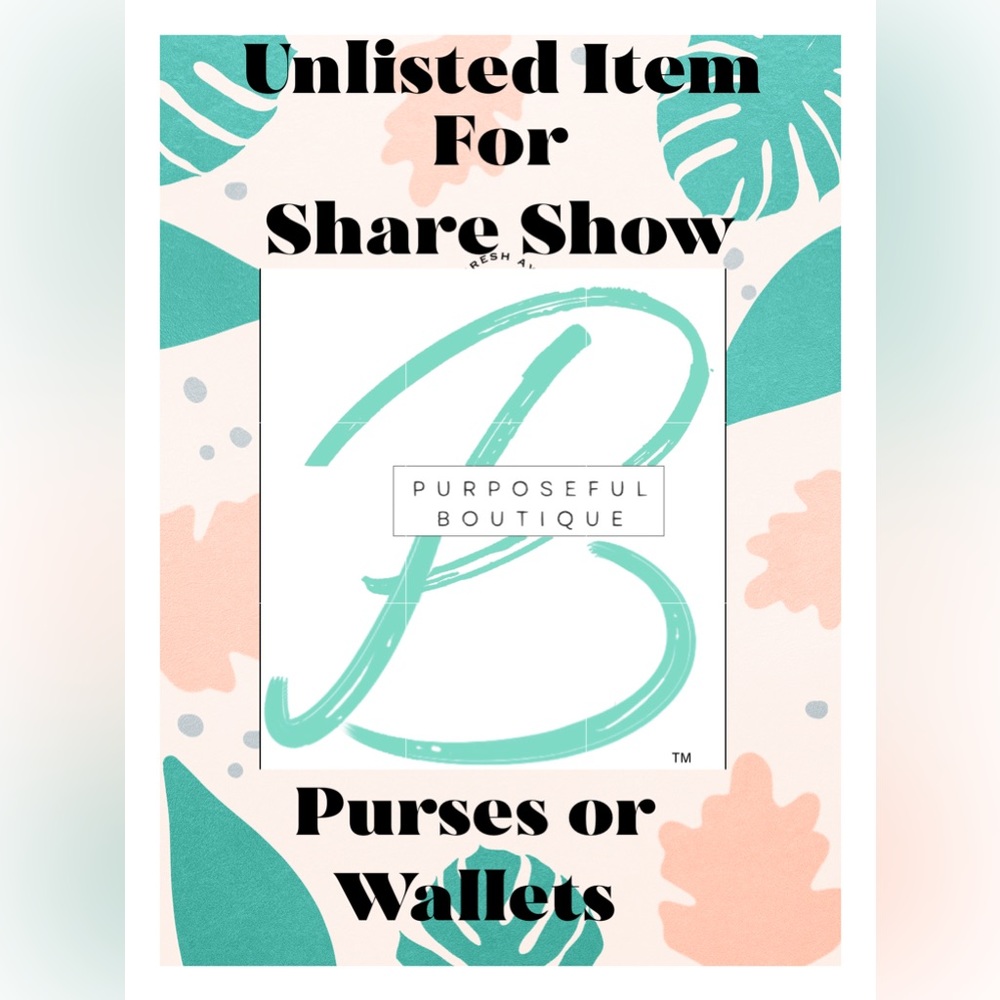 Unlisted Purse or Wallet for Live Share Show